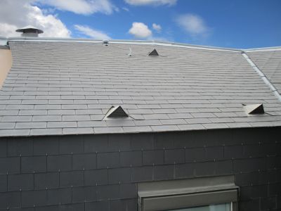 Natural Slate Roof Installation