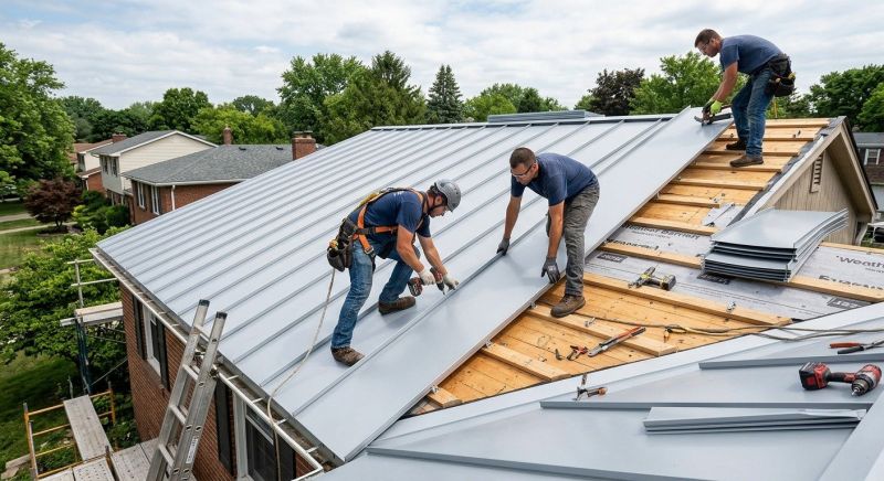 Preparing For Metal Roof Installation